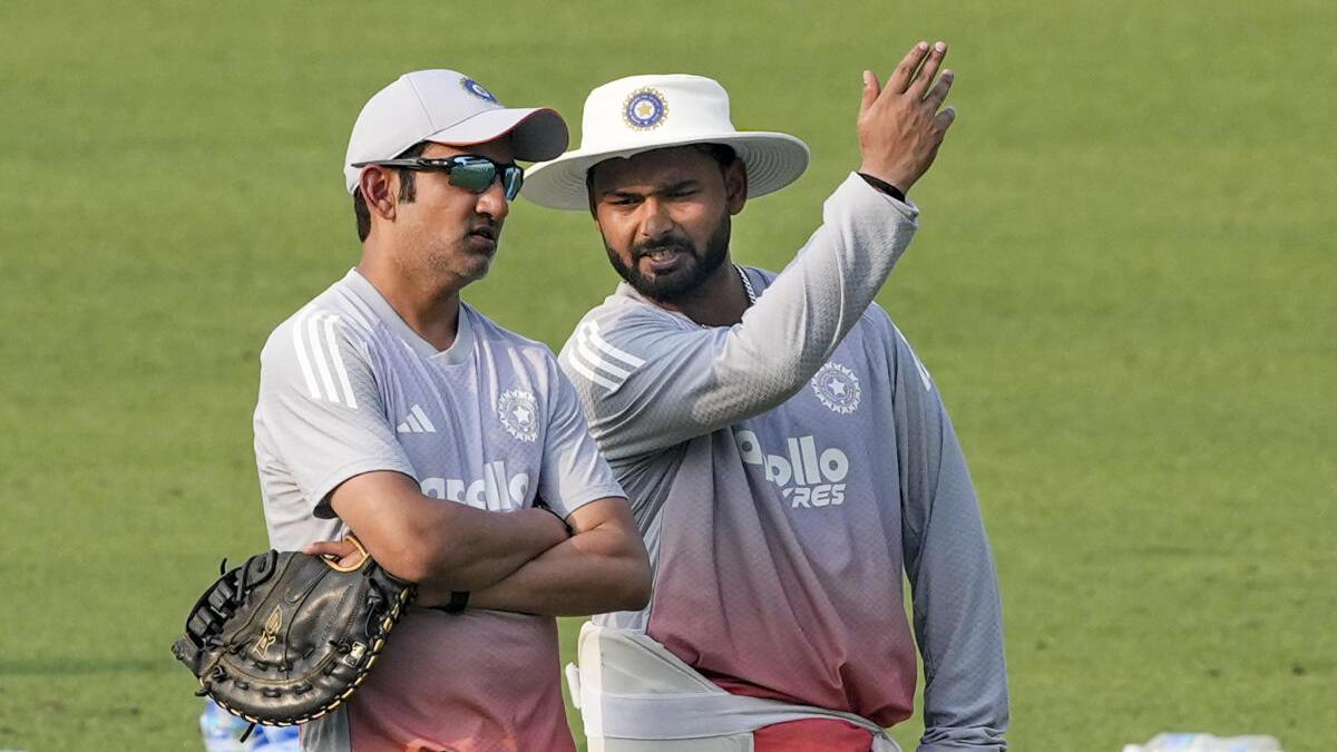 Rishabh Pant back in full flow in the nets ahead of India’s first Test against South Africa